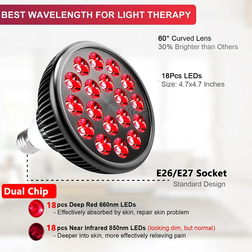 54W 660nm&850nm LED Red and In - Galvanic Skin Sensor 리뷰 및 가격