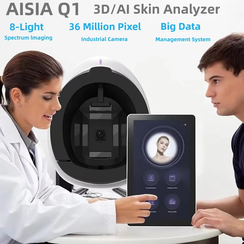 AISIA Q1 3D AI Facial Skin Ana - Galvanic Skin Sensor 리뷰 및 가격
