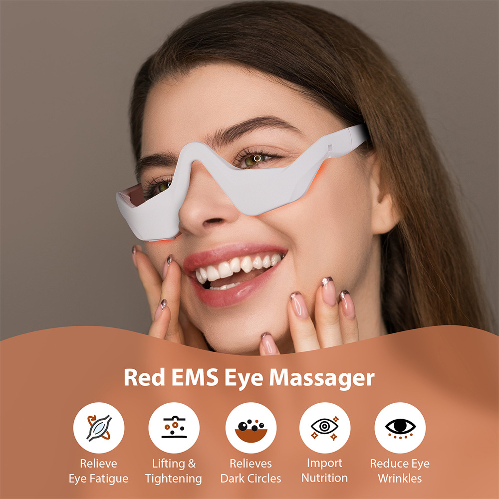 Eye Massager Under Eye Red Lig - Light Therapy Glasses 리뷰 및 가격