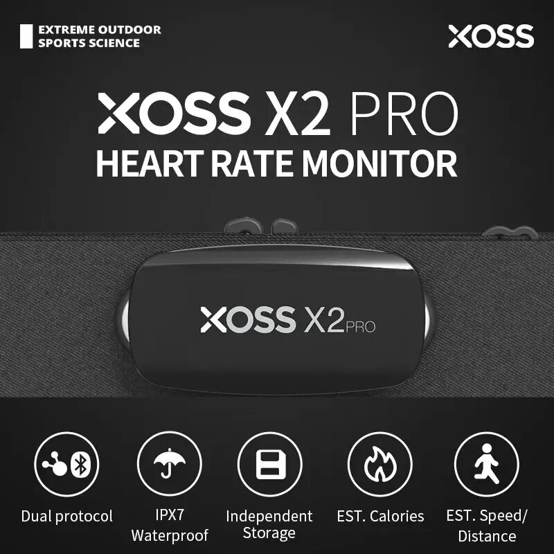 XOSS X2 Pro Chest Strap Heart  - Breath Rate Monitor 리뷰 및 가격