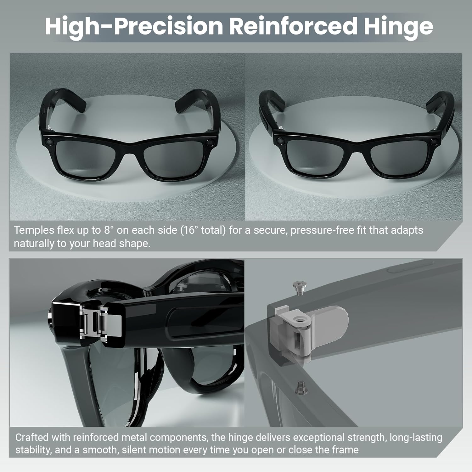 8MP AI Smart Glasses: 1080P Vi - Smart Glasses Lens 리뷰 및 가격