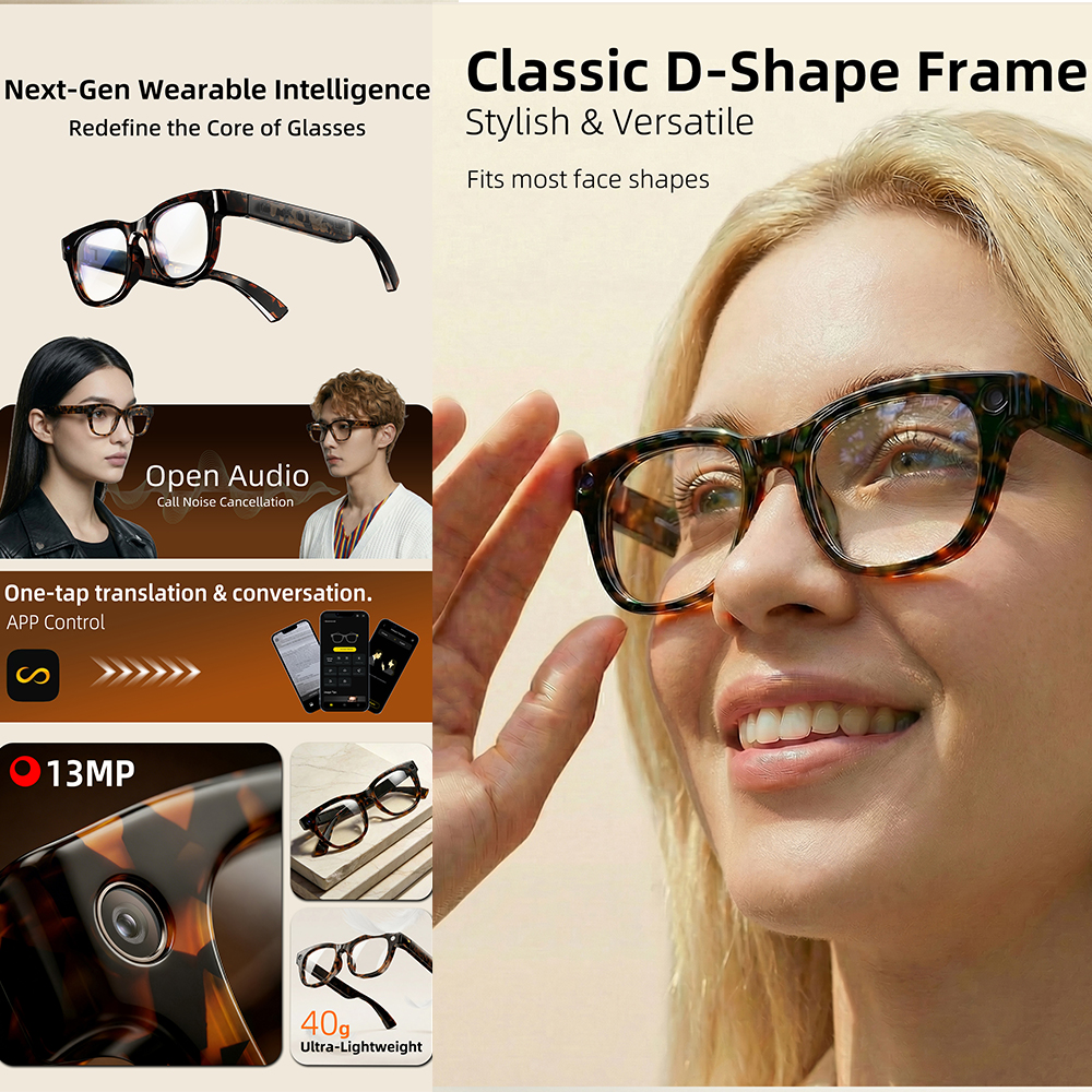 G600 Pro AI Smart Glasses 13MP - Smart Glasses Lens 리뷰 및 가격