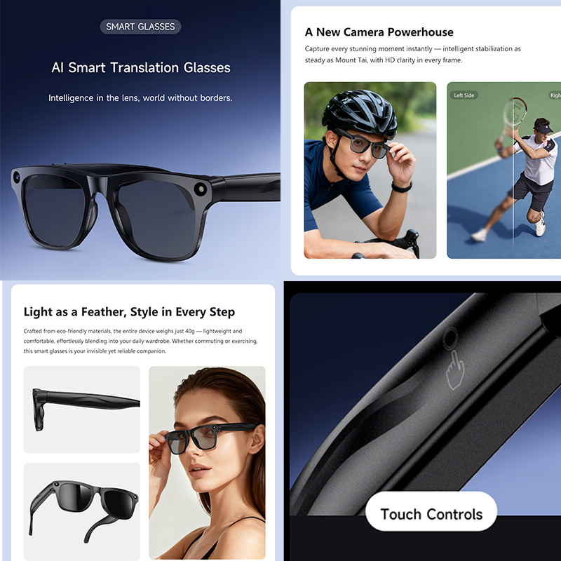 2026 New AI Smart Translation  - Smart Glasses Lens 리뷰 및 가격