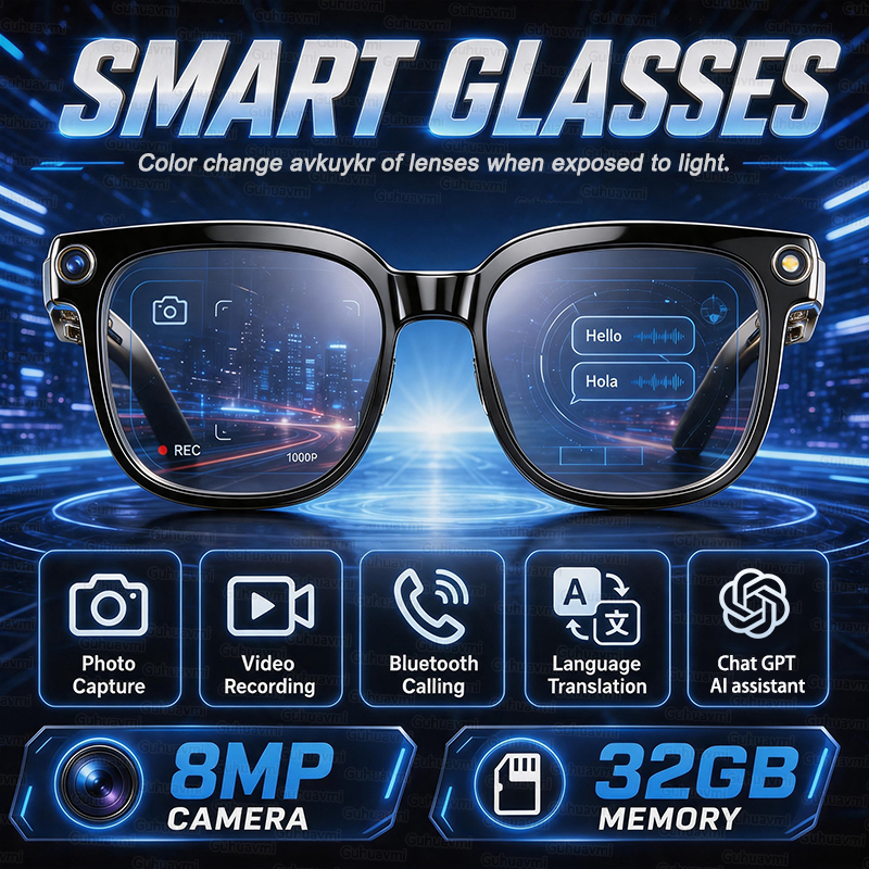 2026 HD AI Smart Glasses 32GB  - Smart Glasses Lens 리뷰 및 가격