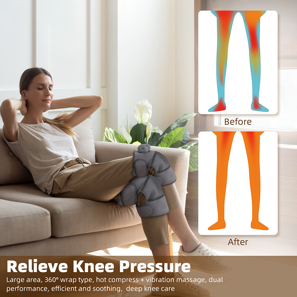 3 in 1 Cordless Heating Vibrat - Smart Knee Wrap 리뷰 및 가격