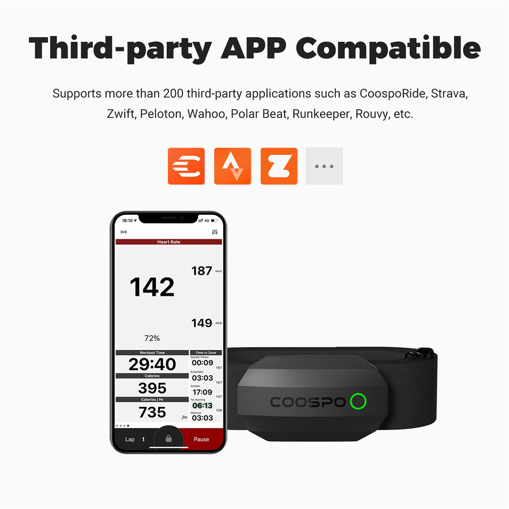 COOSPO H808S Heart Rate Sensor - Breath Rate Monitor 리뷰 및 가격